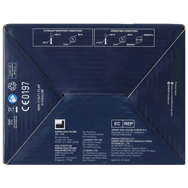 Máy đo huyết áp bắp tay Iq Bt Omron HEM-7194T1-FL - 15